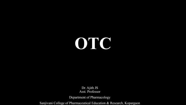 Rational use of Otc medications | PPTX - Comprehensive Otc Medications Uses Dosing And Safety For