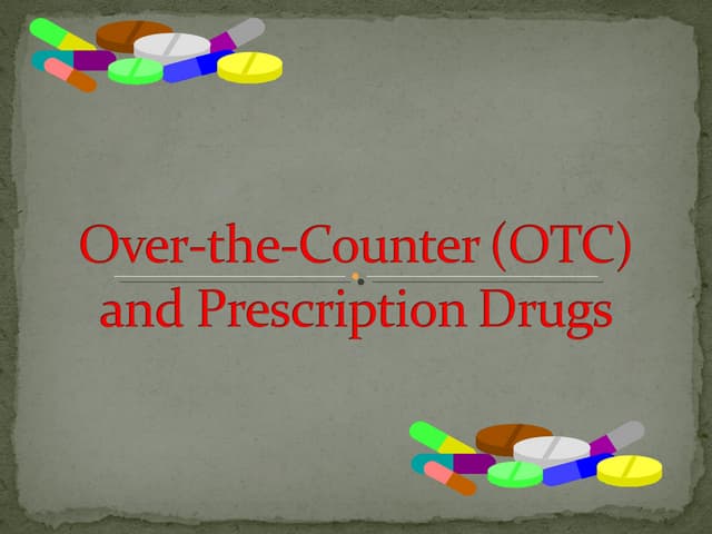 Rational use of Otc medications | PPTX - Comprehensive Otc Medications Uses Dosing And Safety For