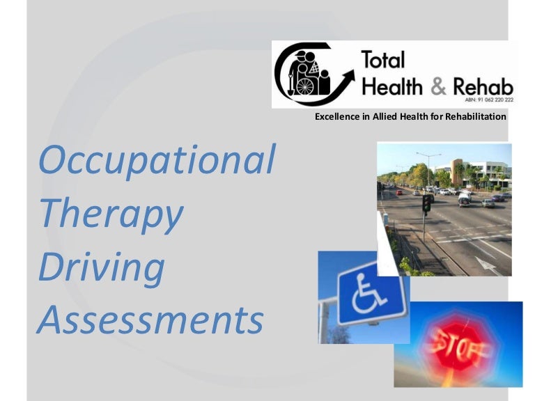 Ot Driving Assessmentsthr2013