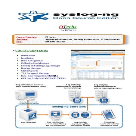 OTechs Logging System (syslog-ng) Training Course