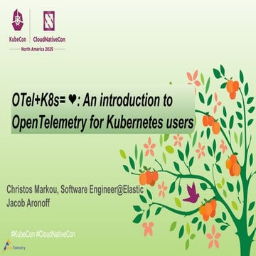 OTel+K8s= ️_ An introduction to OpenTelemetry for Kubernetes users | PPTX