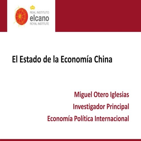 El Estado de la Economía China