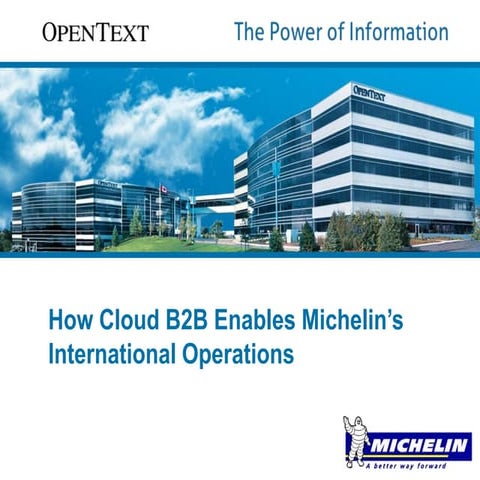 How Cloud B2B Enables Michelin’s International Operations