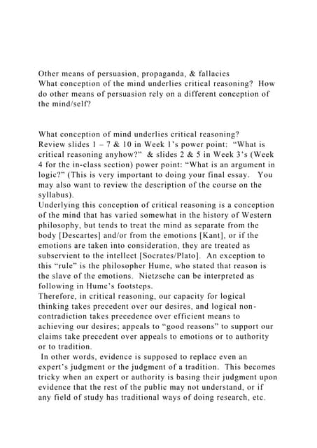 Other means of persuasion, propaganda, & fallaciesWhat concept.docx