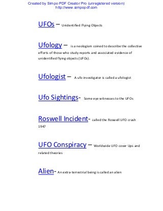 ufology world