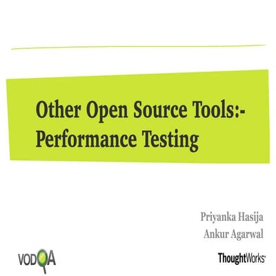 LoadUI web performance testing tool | PPTX