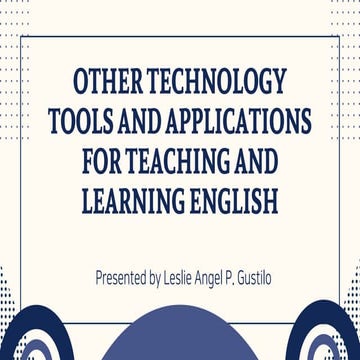 Innovative Technology Tools and Applications for Teaching and Learning ...