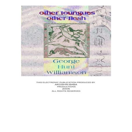 Other tongues   other flesh - by george hunt williamson