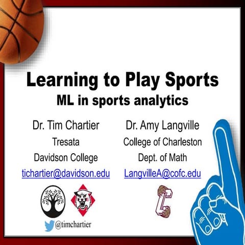 Amy Langville, Professor of Mathematics, The College of Charleston in South C...
