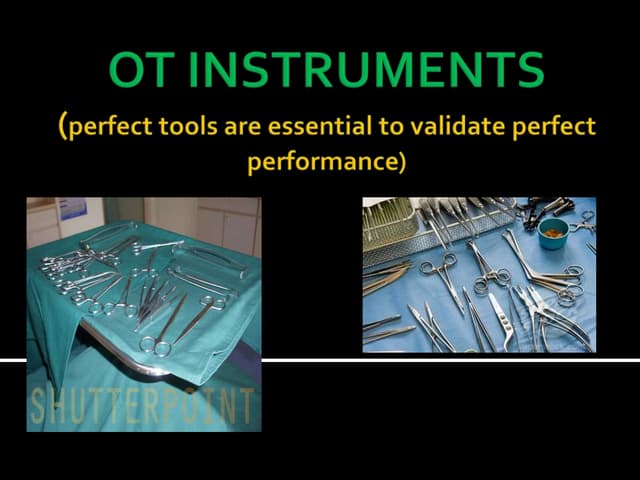 O.T Equipments Name And Their Uses.pptx