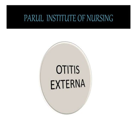 Otitis externa