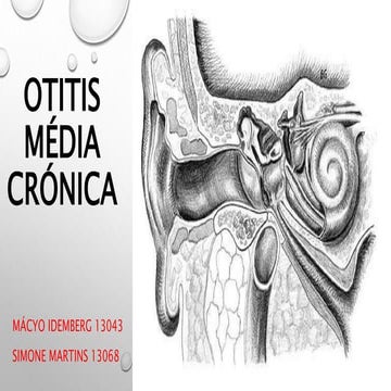 Otitis média crónica