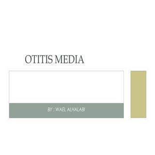Otitis media