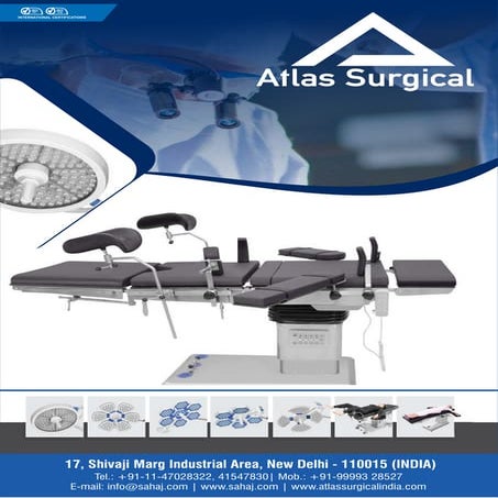Atlas Surgical – Manufacturer & Exporter of LED OT Lights & Operating ...