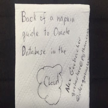 OTN tour Oracle db Cloud by Alex Gorbachev