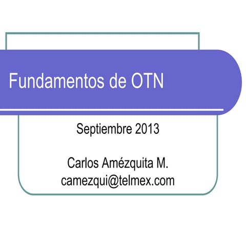 Otn septiembre