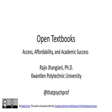 Open Textbooks | PPTX