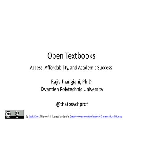 Open Textbook Network workshop at George Fox University