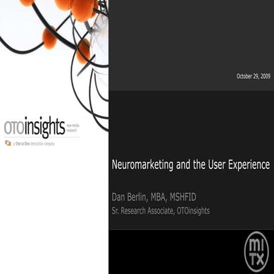 Neuromarketing and the User Experience