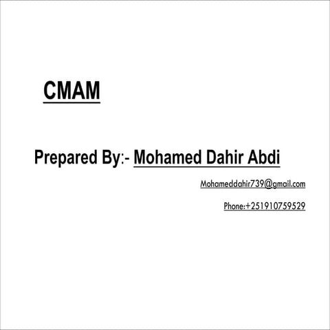 Out patient Treatment, ( OTP) MANAGEMENT