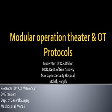 Ot &amp; protocols