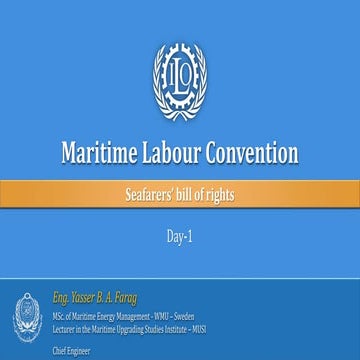 Maritime Labour Convention (MLC 2006)