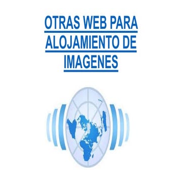 Otras web para alojamiento de imagenes