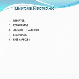 Elementos de diseño mecánico