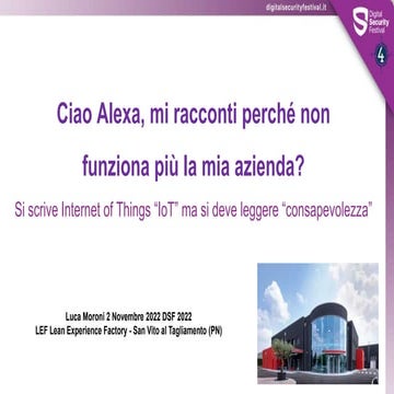 Ciao Alexa, mi racconti perché non funziona più la mia azienda?