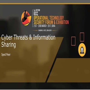 GCC Operational Technology Security Forum & Exhibition, 21-23 March 2017, Doha