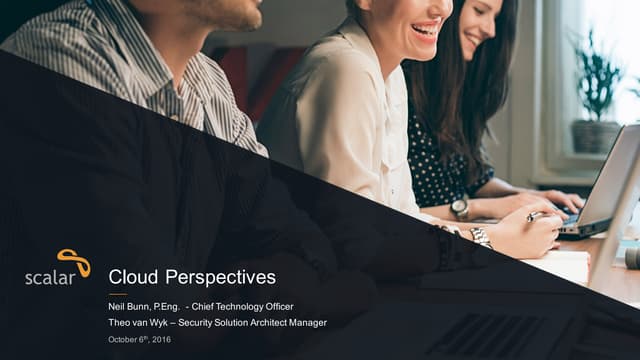 Cloud Perspectives - Ottawa Seminar - Oct 6