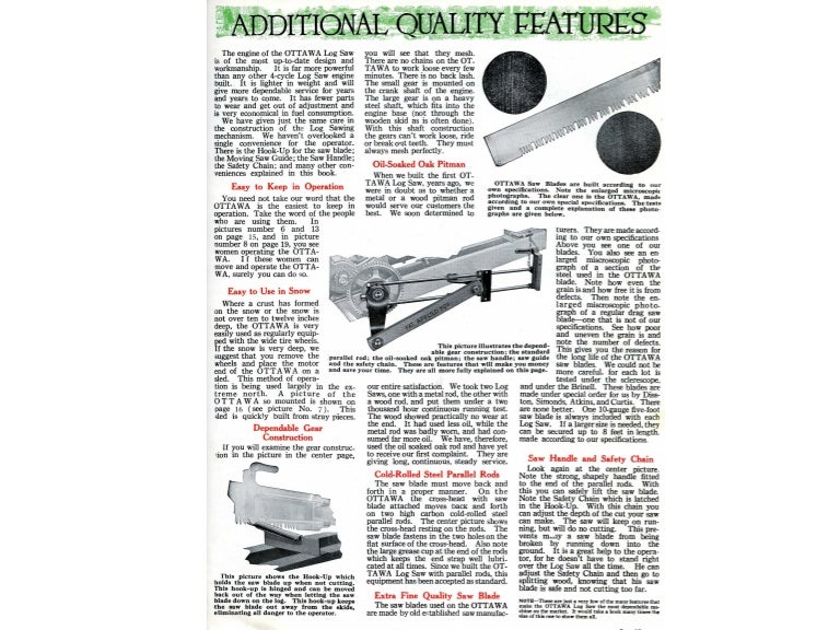 Ottawa wood sawing encyclopedia part 2