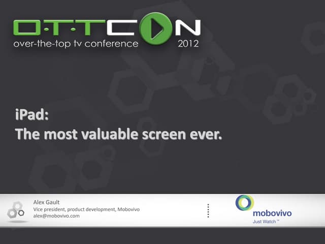 iPad: The Most Valuable Screen Ever for TV & Film Producers