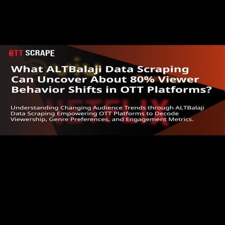 OTT Content Analytics Enhanced by ALTBalaji Data Scraping.pptx