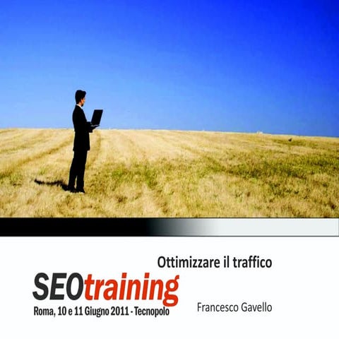 Ottimizzare il traffico - Francesco Gavello - SEO Training 2011