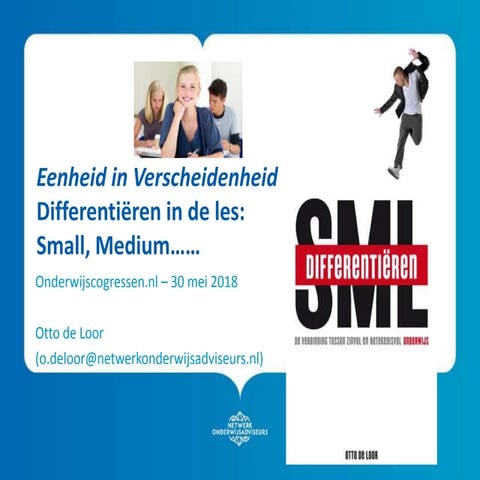 Congres Differentiëren in het VO - Presentatie Eenheid en Verscheidenheid