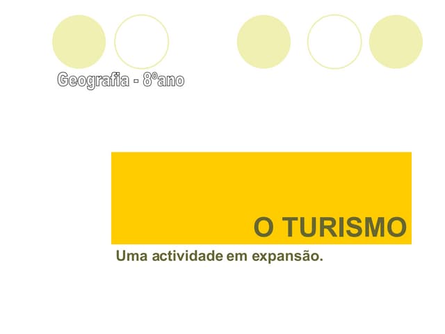 O Turismo