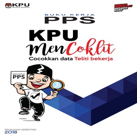 Buku Kerja PPS KPU Mencoklit PILKADA Serentak 2018 
