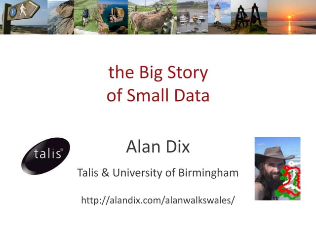 The big story of small data. 