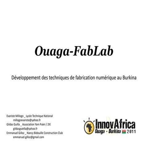 Ouaga fab lab