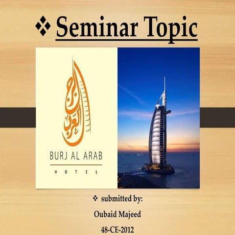 Burj al arab by oubaid majeed 