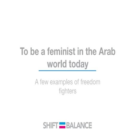 Who are the feminists in the Arab world and beyond? | PDF