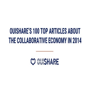 Ouishare’s 100 top articles on the collaborative economy in 2014