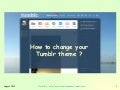 How to change Tumblr theme 