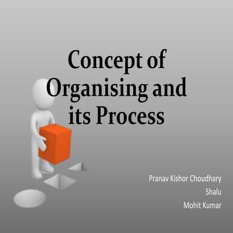 Concept of Organising and its Process