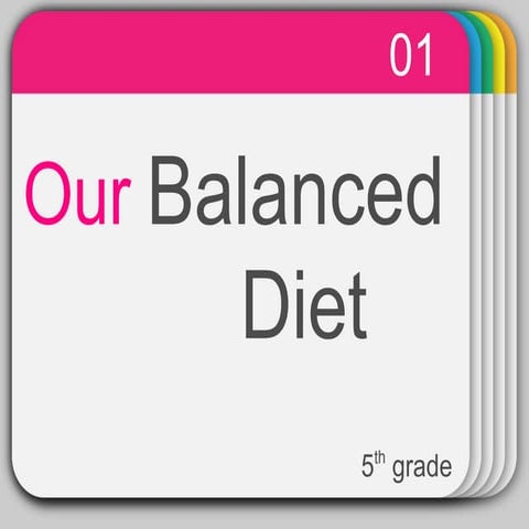 Our balanced diet PPT Free Download