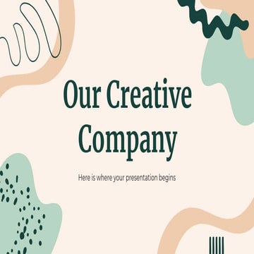 Our creative company by slidesgo