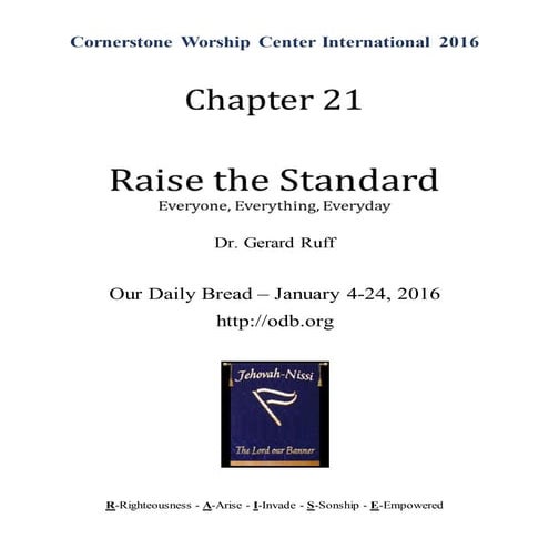 Our Daily Bread (1-4 to 1-24)