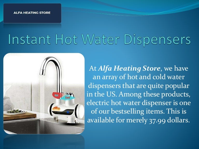 Our Electric Hot Water Dispenser Comes with Clean and Simple Design