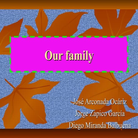 Describing our family | PPT